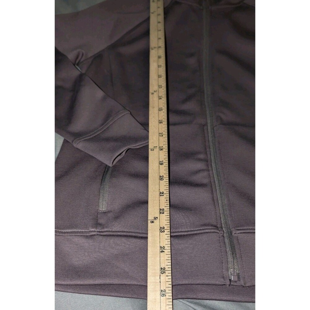 Spyder Hoodie Jacket Womens Medium Full Zip Athletic Brown Stretch Pockets NWT - Picture 7 of 14